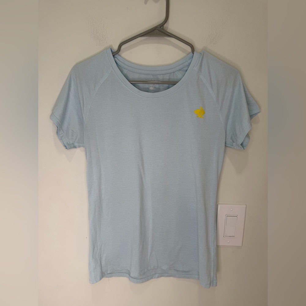 Rabbit Women's Light Blue Short Sleeve Tee